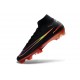 Buty Piłkarskie Nike Mercurial Superfly X Elite FG Czarny Pomarańczowy