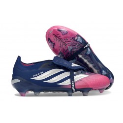 Adidas Predator Foldover Tongue Elite FG Różowy Niebieski Srebro