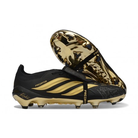 Adidas Predator Foldover Tongue Elite FG Czarny Złoty