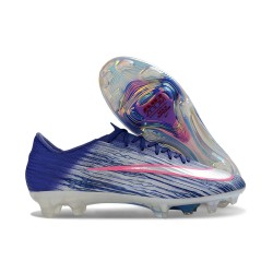 Korki Piłkarskie Nike Air Zoom Mercurial Vapor 17 Elite FG Niebieski Srebro