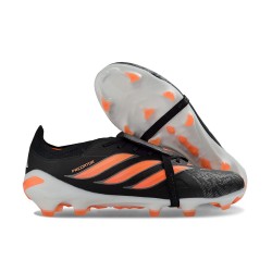 Adidas Predator Foldover Tongue Elite FG Czarny Pomarańczowy