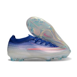 Korki Piłkarskie Nike Air Zoom Mercurial Vapor 17 Elite FG Niebieski Srebro Różowy