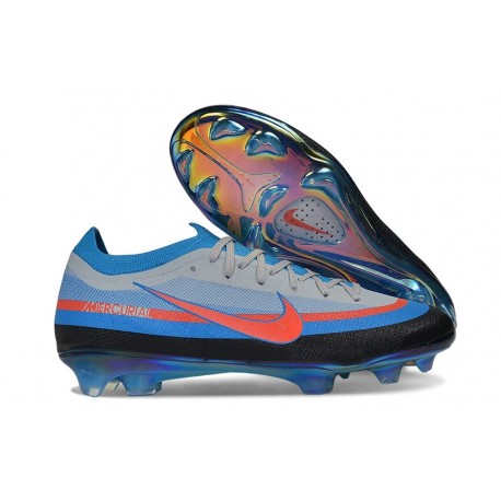 Nike Air Zoom Mercurial Vapor XVII Elite FG Niebieski Szary Czerwony