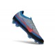 Nike Air Zoom Mercurial Vapor XVII Elite FG Niebieski Szary Czerwony