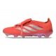 Adidas Predator Foldover Tongue Elite FG Czerwony Srebro