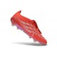 Adidas Predator Foldover Tongue Elite FG Czerwony Srebro