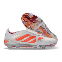 Adidas Predator Foldover Tongue Elite FG Biały Czerwony 