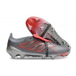 Adidas Predator Foldover Tongue Elite FG Szary Czerwony