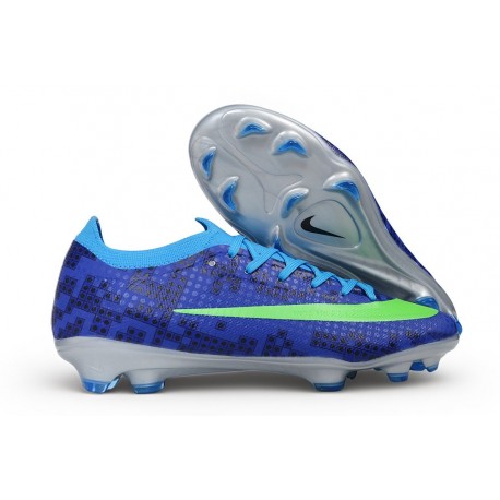 Nike Korki Pilkarskie Zoom Mercurial Vapor 17 Elite FG Niebieski Zielony
