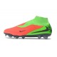Buty Piłkarskie Nike Phantom 6 Elite High FG Czerwony Fluorescencyjny Zielony