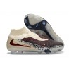 Buty Piłkarskie Nike Phantom 6 Elite High FG Bordowy Beżowy Czerwony