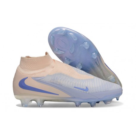 Buty Piłkarskie Nike Phantom 6 Elite High FG Niebieski Biały