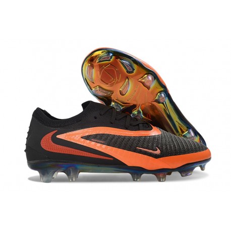 Buty Pilkarskie Nike Phantom 6 Elite Low FG Czarny Czerwony