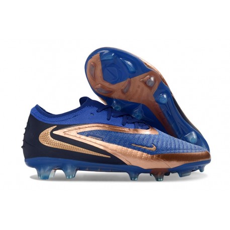 Buty Pilkarskie Nike Phantom 6 Elite Low FG Granatowy Metaliczny Brąz
