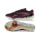 Buty Pilkarskie Nike Phantom 6 Elite Low FG Bordowy Beżowy Czerwony