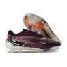Buty Pilkarskie Nike Phantom 6 Elite Low FG Bordowy Beżowy Czerwony