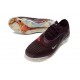 Buty Pilkarskie Nike Phantom 6 Elite Low FG Bordowy Beżowy Czerwony