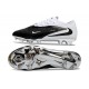 Buty Pilkarskie Nike Phantom 6 Elite Low FG Czarny Biały