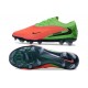 Buty Pilkarskie Nike Phantom 6 Elite Low FG Czerwony Fluorescencyjny Zielony