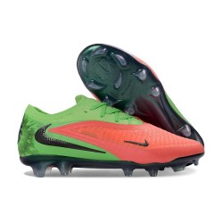 Buty Pilkarskie Nike Phantom 6 Elite Low FG Czerwony Fluorescencyjny Zielony