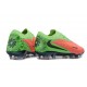 Buty Pilkarskie Nike Phantom 6 Elite Low FG Czerwony Fluorescencyjny Zielony
