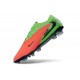 Buty Pilkarskie Nike Phantom 6 Elite Low FG Czerwony Fluorescencyjny Zielony