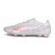 Buty Pilkarskie adidas F50 Hyperfast Evo FG Biały Różowy 