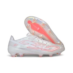 Buty Pilkarskie adidas F50 Hyperfast Evo FG Biały Różowy 