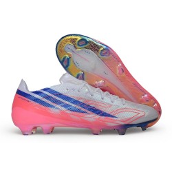Buty Pilkarskie adidas F50 Hyperfast Evo FG Biały Fioletowy Różowy 
