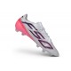 Buty Pilkarskie adidas F50 Hyperfast Evo FG Biały Czarny Różowy 