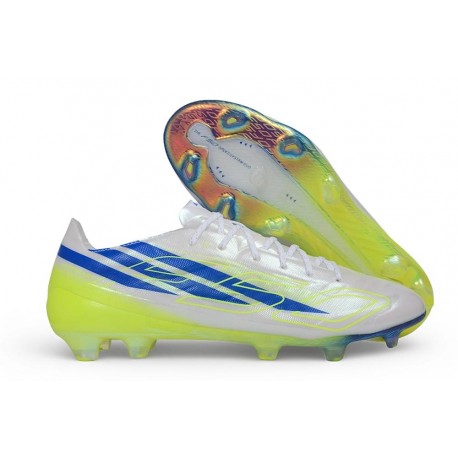 Buty Pilkarskie adidas F50 Hyperfast Evo FG Biały Niebieski