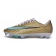Buty Nike Air Zoom Mercurial Superfly XI Elite FG Mbappé Złoto Zielony
