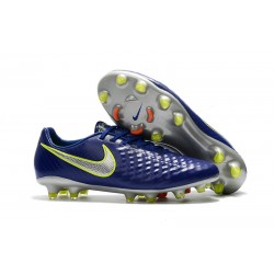 Profesjonalne Korki Piłkarskie Nike Magista Opus II FG Niebieski Volt Srebrny