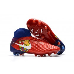 Nowe Buty piłkarskie Nike Magista Obra II FG Barcelona Czerwony Niebieski