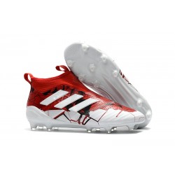 Buty piłkarskie Sklep Adidas ACE 17+ PureControl FG Czerwony Biały Czarny