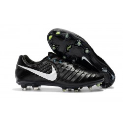 Buty piłkarskie Sklep Nike Tiempo Legend VII FG Czarny Biały