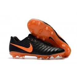 Tanie Buty piłkarskie Nike Tiempo Legend VII FG Czarny Laser PomaraŃczowy