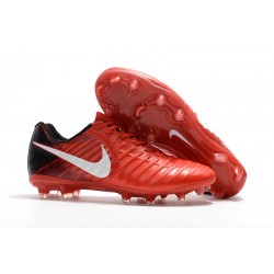 Tanie Buty piłkarskie Nike Tiempo Legend VII FG Czerwony Czarny Biały