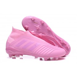 Buty piłkarskie Meskie - Adidas Predator 18+ FG Różowy