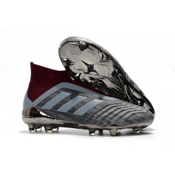 Buty piłkarskie Meskie - Adidas PP Predator 18+ FG Żelazny Metalik