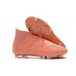 Buty piłkarskie Meskie - Adidas Predator 18+ FG Różowy