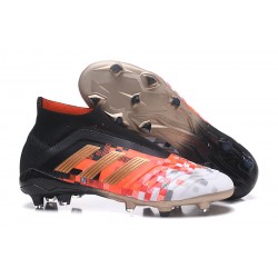 Nowe Korki Piłkarskie Adidas Predator Telstar 18+ FG Czarny Metaliczny Copper Szary