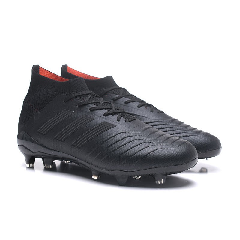 Profesjonalne Buty pi karskie Adidas Predator 18.1 FG Wszystko Czarne