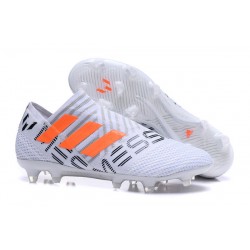 Nowe Korki pilkarskie Adidas Nemeziz 17+ 360 Agility FG Biały Pomarańczowy Szary