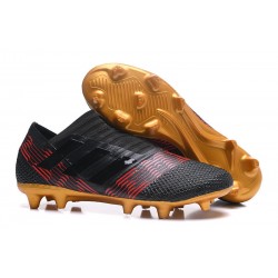 Nowe Korki pilkarskie Adidas Nemeziz 17+ 360 Agility FG Skystalker Czarny Złoty Czerwony