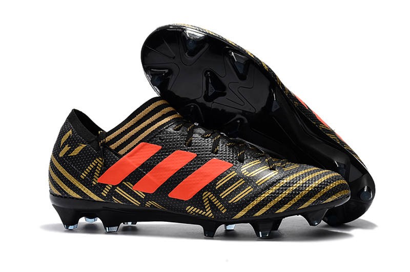 シューズ adidas NEMEZIZ 17+ FG/AG gold black 25cm adidas Nemeziz Messi 17+ FG/AG Skystalker - Core Black/Solar Red