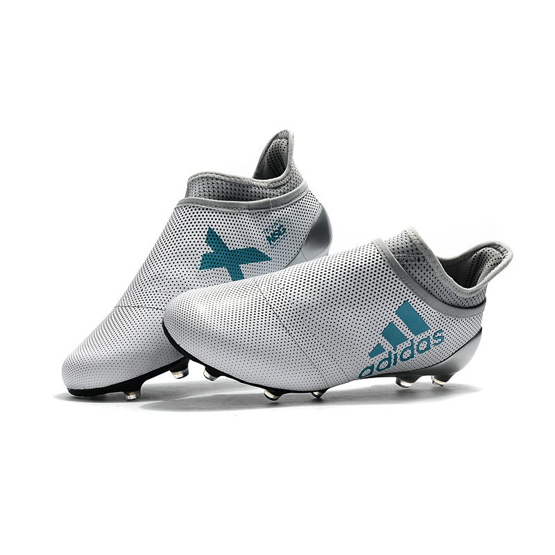 Nowe Buty Meskie adidas X 17+ FG Bialy Niebieski Energy