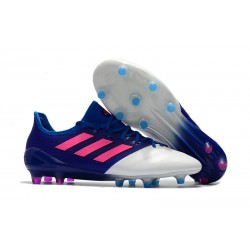 Meskie Buty piłkarskie Adidas Ace 17.1 FG Niebieski Różowy Biały