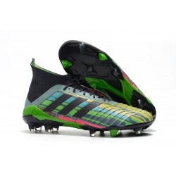 Buty piłkarskie korki Predator 18.1 FG Adidas - Mieszaj kolory zielony czarny żółty