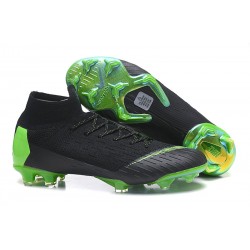 Tanie buty piłkarskie Nike Mercurial Superfly VI 360 Elite FG - Czarny Zielony